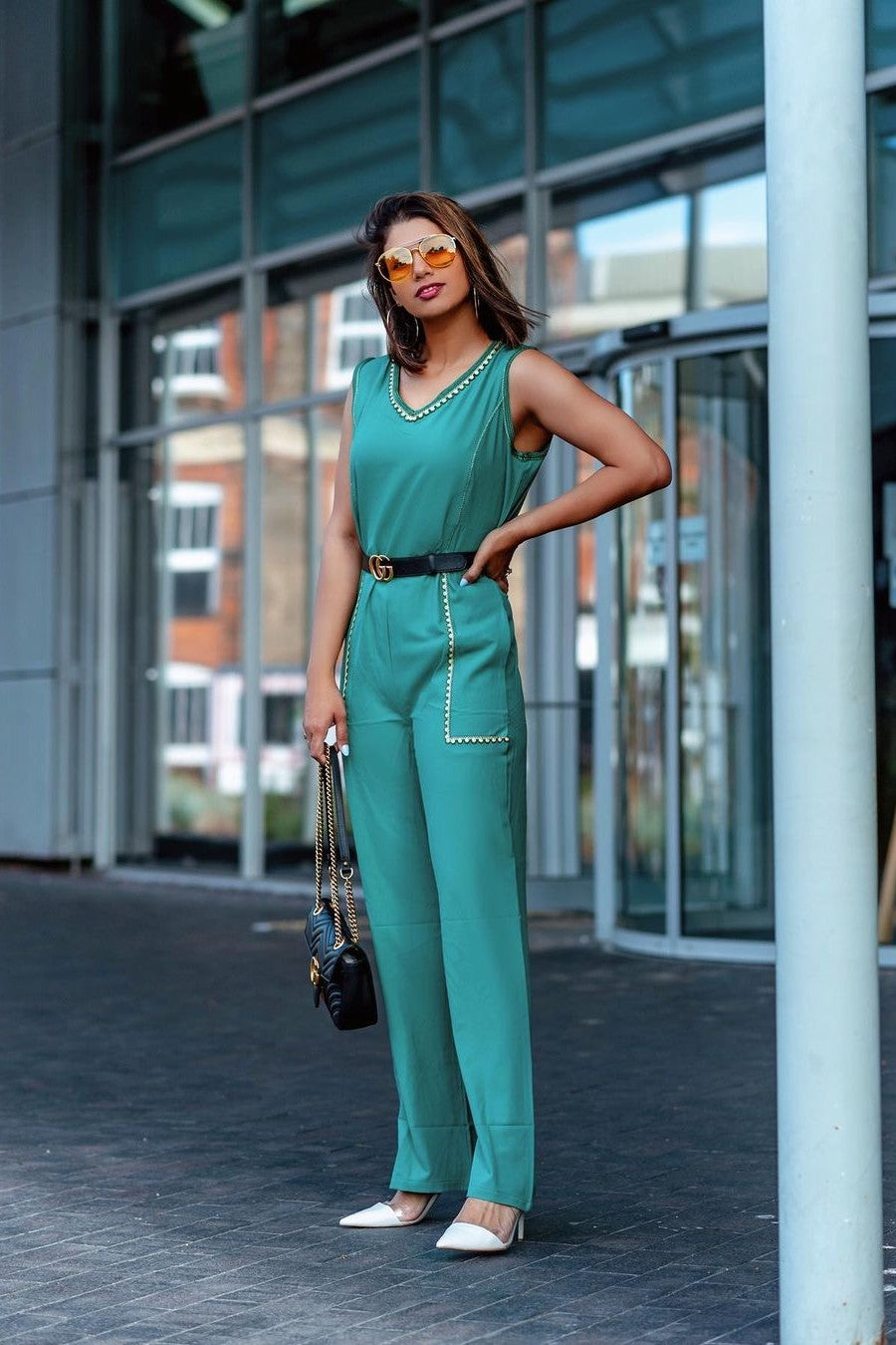 Green best sale jumpsuit uk