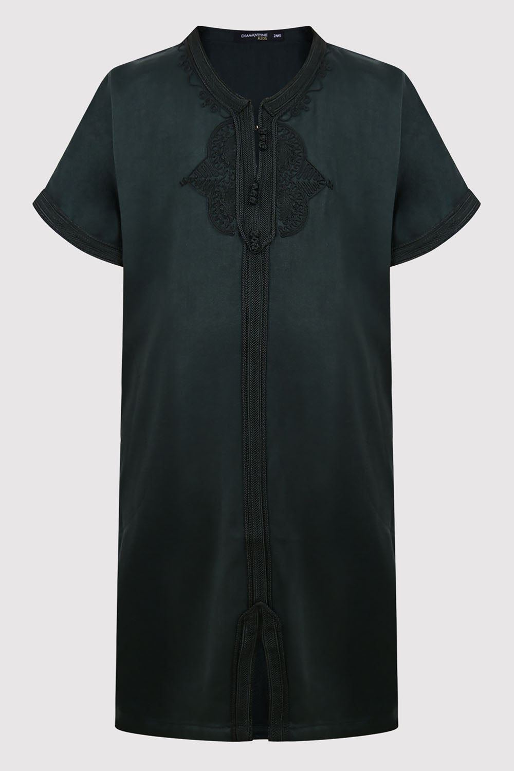 Short Dark Green Boys Gandoura Thobe