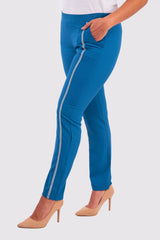 Fayza Women's Tailored Trousers in Blue