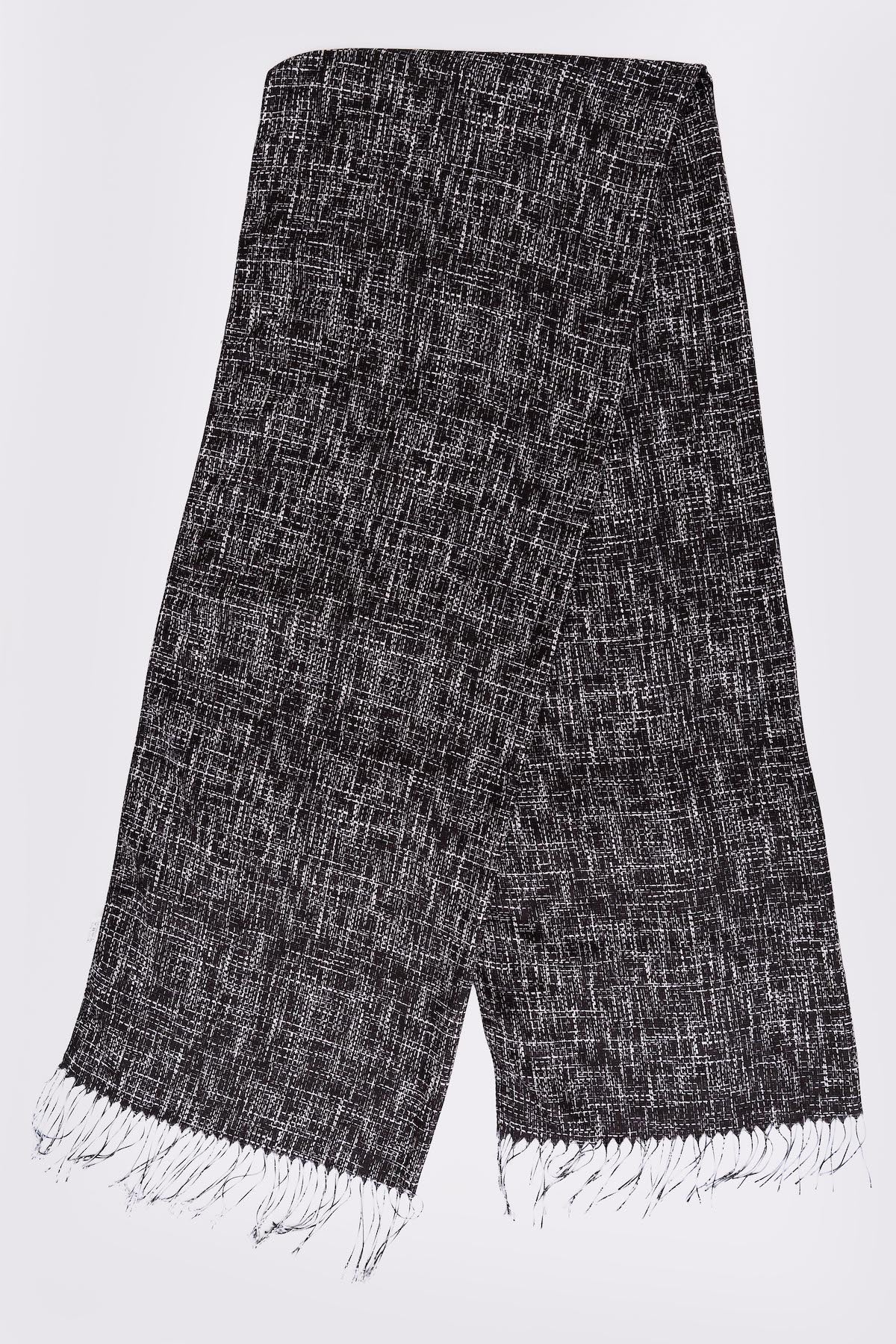 Women's Lightweight Pashmina Head Scarf in Black – Diamantine