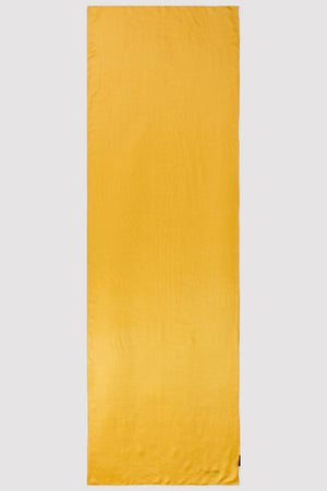 Simple Plain Silk Scarf in Bright Yellow